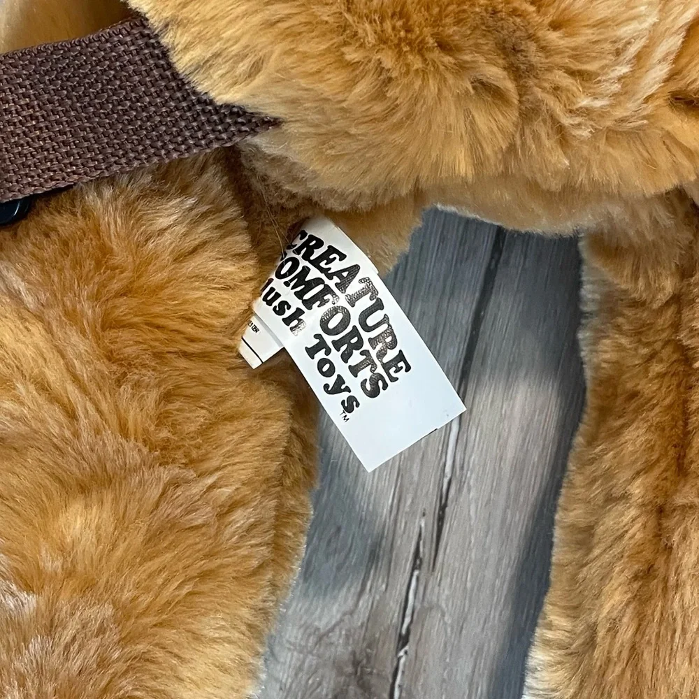 Brown Plush Teddy Bear Backpack‎ Creature Comforts Adjustable Straps